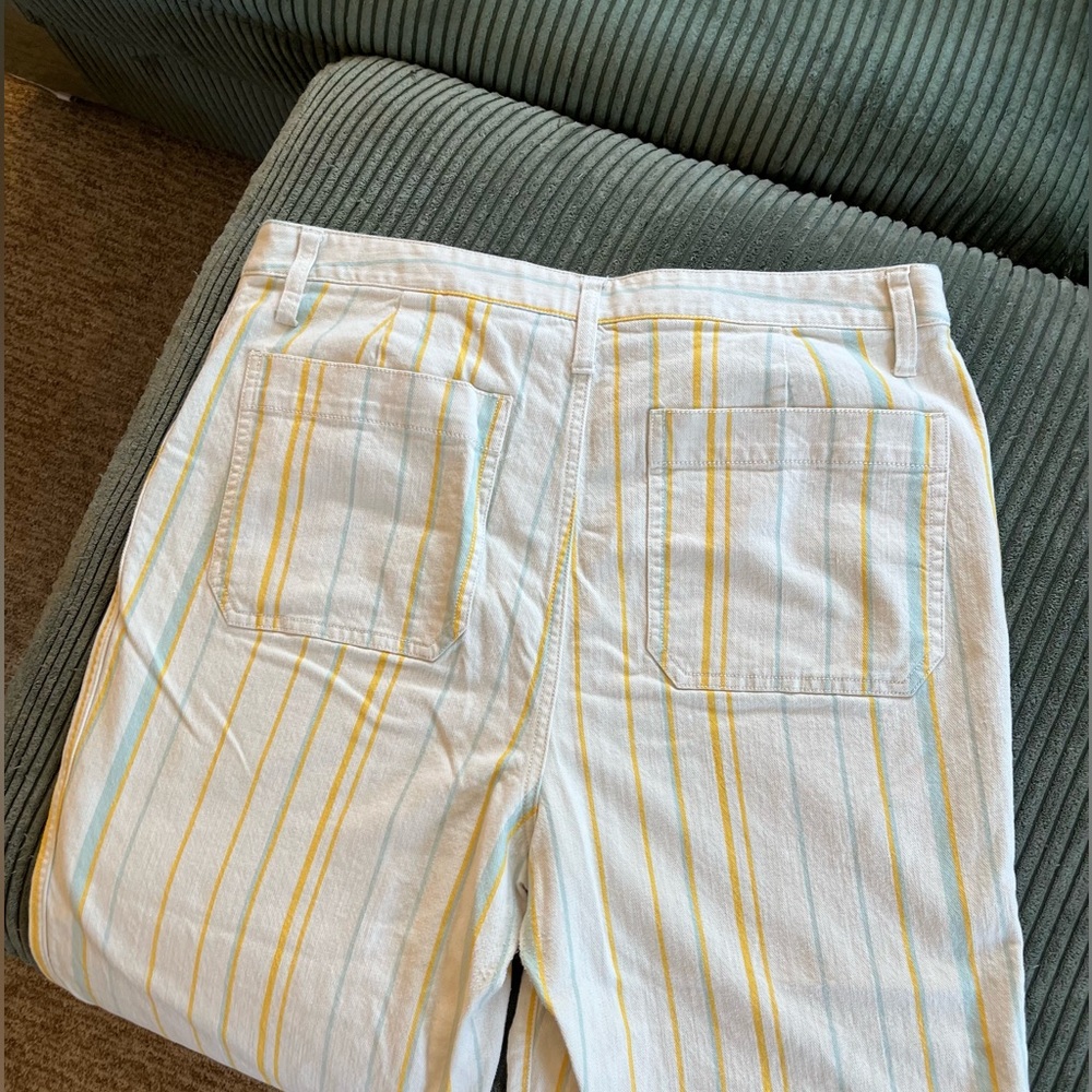Madewell Striped Capri - size 33 - Picture 4 of 4